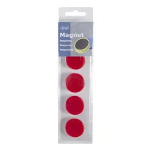 Magnetknappar ACTUAL 30 mm röd 5/fp