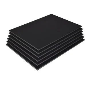 Kapaplattor 5mm 50x70cm svart/svart