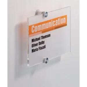 Dörrskylt DURABLE Crystal Sign 148x210mm