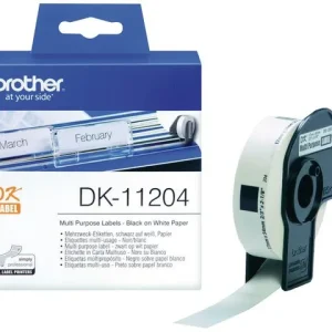 Etikett BROTHER DK11204 17x54mm 400/fp
