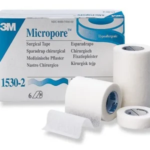 Micropore Vit u hållare 2,5cmx9,1m 12/fp