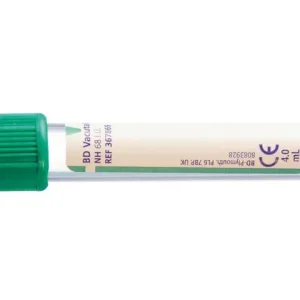 Hemogardrör 5/4ml Na-hep grön 100/fp