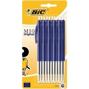 Kulpenna BIC Clic M10 1,0 blå blis 10/fp