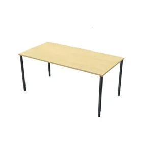 Bord frist 160x80cm björklaminat/svart