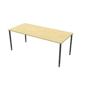 Bord frist 180x80cm björklaminat/svart