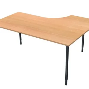 Bord vänster 160x120cm boklaminat/svart