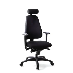 Kontorsstol LD6240 utan armstöd svart