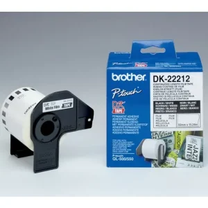 Etikett BROTHER DK22212 pl 62mmx15,24m