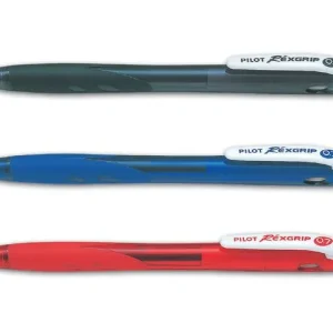 Kulpenna PILOT RexGrip fine 0,7 svart