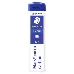 Reservstift STAEDTLER 0,7mm HB 12/fp