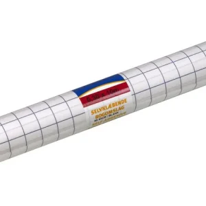 Bokplast självhäft. 80my 30cmx10m blank