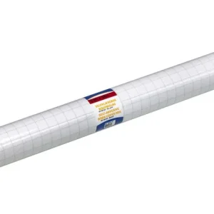 Bokplast självhäft. 80my 60cmx25m blank