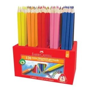 Färgpenna FABER Triangular 12x10 färger