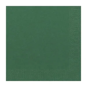 Servett 3-lags 33x33cm mörkgrön 125/fp