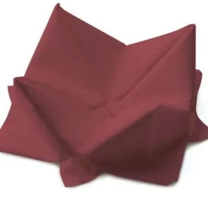 Servett 3-lags 33x33cm vinröd 125/fp