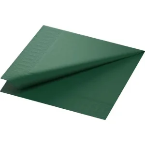 Servett 3-lags 40x40cm mörkgrön 125/fp