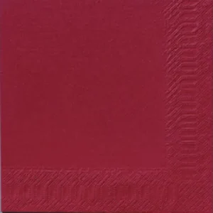 Servett 3-lags 40x40cm vinröd 125/fp