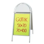 Gatuställ Gotik 50X70cm vit
