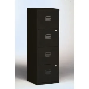 Hängmappsskåp 4 lådor 132,1x41,3x40cm sv