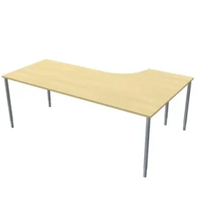 Bord vänster 200x120cm björklaminat/grå