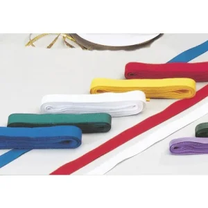 Bomullsband 5mx13mm röd