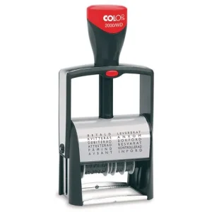 Stämpel COLOP datum 2000/WD