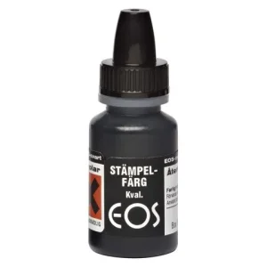 Stämpelfärg EOS svart 10ml