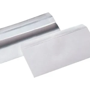 Kuvert LYRECO M65 112x220mm SHvit 500/fp